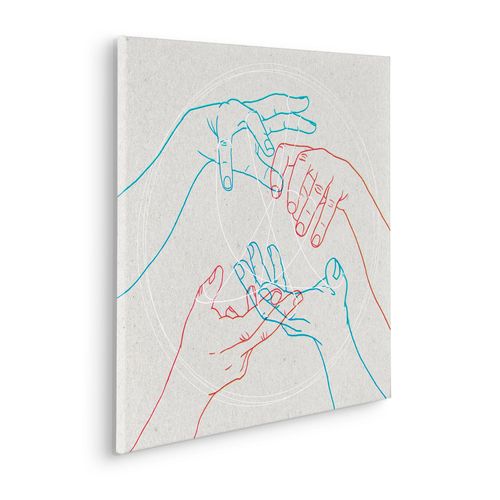 4055065031229 - Wandbild KOMAR Glory Hands Bilder Gr Ø 1 St bunt Kunstdrucke Keilrahmenbild - Glory Hands Größe 60 x cm