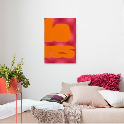 4055065030925 - Wandbild KOMAR Chunky Lounge Bilder Gr Ø 1 St orange (orange pink) Kunstdrucke Keilrahmenbild - Chunky Lounge Größe 40 x 60 cm