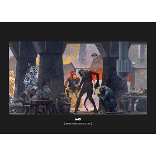 4055065164392 - Bild »Star Wars Classic RMQ Mos Eisley Streets« Star Wars (1 St) Wandbild zur Dekoration im Kinderzimmer - ohne Rahmen