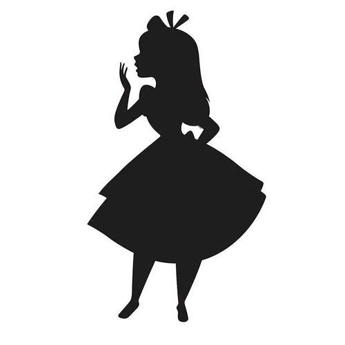 4055065160226 - KOMAR Poster Alice Silhouette Bilder Kinderzimmer Schlafzimmer Wohnzimmer Gr B H 50 cm x 70 cm Disney 1 St schwarz Poster 4055065160226 - KOMAR Poster Alice Silhouette Bilder Kinderzimmer Schlafzimmer Wohnzimmer Gr B H 50 cm x 70 cm Disney 1 St schwarz Poster