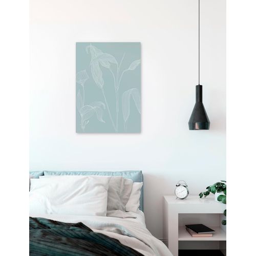 4055065030901 - Wandbild KOMAR Minty Green Bilder Gr Ø 1 St blau (blau weiß) Kunstdrucke Keilrahmenbild - Minty Green Größe 40 x 60 cm