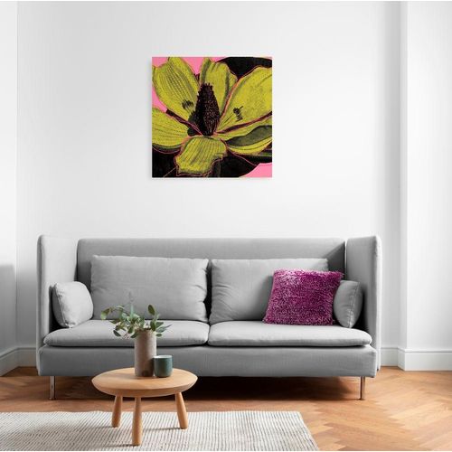 4055065031243 - Wandbild KOMAR Yellow Fusion Bilder Gr Ø 1 St bunt (gelb schwarz rot) Kunstdrucke Keilrahmenbild - Yellow Fusion Größe 60 x cm