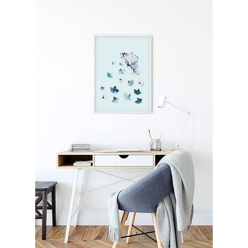 4055065152757 - KOMAR Poster Mindset Bilder Kinderzimmer Schlafzimmer Wohnzimmer Gr B H 50 cm x 70 cm Abstrakt 1 St bunt Poster