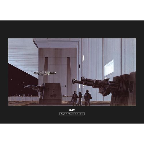 4055065163708 - Bild »Star Wars Classic RMQ Death Star Hangar« Star Wars (1 St) Wandbild zur Dekoration im Kinderzimmer - ohne Rahmen