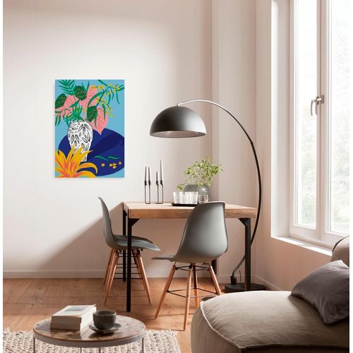 4055065030888 - Wandbild KOMAR Funky Vase Bilder Gr Ø 1 St bunt Kunstdrucke Keilrahmenbild - Funky Vase Größe 40 x 60 cm