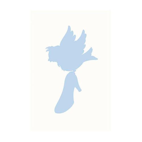 4055065160431 - KOMAR Poster Cinderella Bird Bilder Kinderzimmer Schlafzimmer Wohnzimmer Gr B H 50 cm x 70 cm Disney 1 St blau Poster