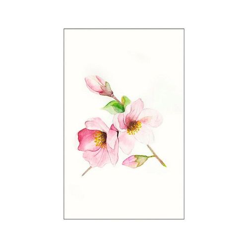 4055065151897 - KOMAR Poster Magnolia Breathe Bilder Kinderzimmer Schlafzimmer Wohnzimmer Gr B H 50 cm x 70 cm Blumen 1 St rosa Poster