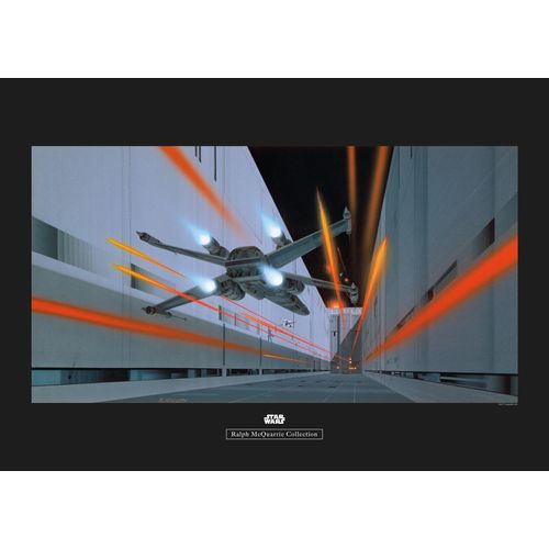 4055065163791 - Bild »Star Wars Classic RMQ Death Star Trench« Star Wars (1 St) Wandbild zur Dekoration im Kinderzimmer - ohne Rahmen