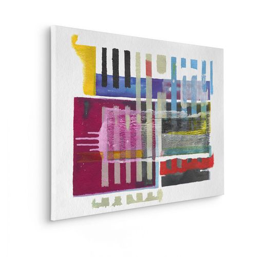 4055065031489 - Leinwandbild KOMAR Tetris Wall Bilder Gr B 60 cm 1 St bunt Leinwandbilder 60x90 cm (Breite x Höhe) Keilrahmenbild
