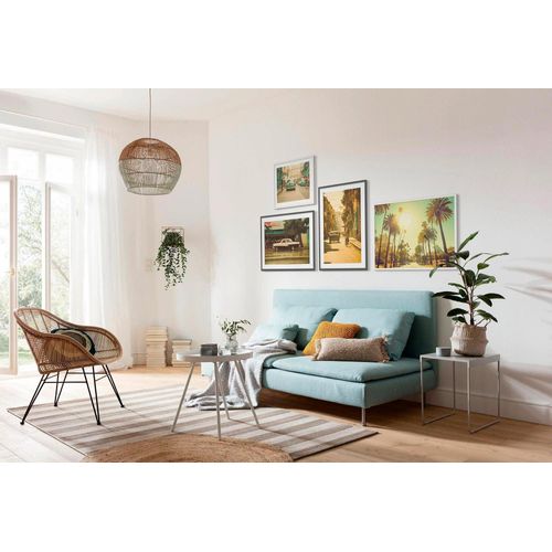 4055065157035 - KOMAR Poster Palm Alley Bilder Kinderzimmer Schlafzimmer Wohnzimmer Gr B H 70 cm x 50 cm Städte 1 St bunt Poster
