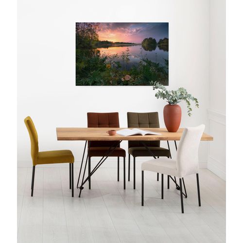 4055065032028 - Leinwandbild KOMAR Abends in Schweden Bilder Gr B H T 90 cm x 60 cm x 2 cm Landschaftsaufnahme Baum-Blätter-Natur-Berge-Blumen-Foto-Jahreszeiten-Landschaft-Meer-Strand-Palmen Querformat 1 St bunt Leinwandbilder 90x60 cm (Breite x Höhe) Keilrahmenbild