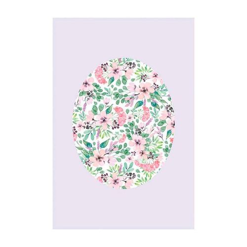 4055065156229 - KOMAR Poster Shelly Patterns Lavender Bilder Kinderzimmer Schlafzimmer Wohnzimmer Gr B H 50 cm x 70 cm Blumen 1 St bunt Poster