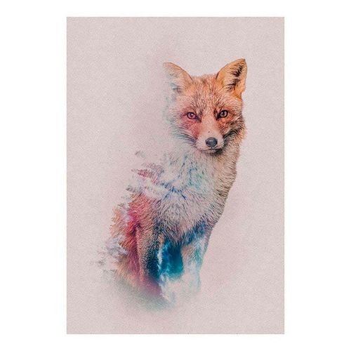 4055065152634 - KOMAR Poster Animals Forest Fox Bilder Kinderzimmer Schlafzimmer Wohnzimmer Gr B H 50 cm x 70 cm Tiere 1 St bunt Poster