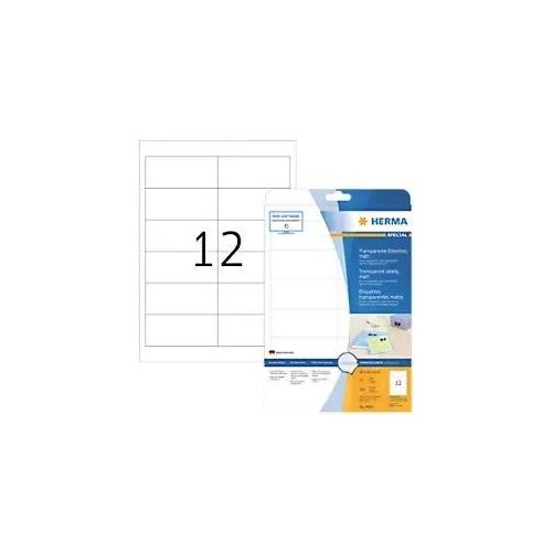 4008705046824 - 4682 Folien-Etiketten 97 x 423 mm Polyester-Folie Transparent 300 St Permanent haftend Farblaserdrucker Laserdrucker Farbkopierer Kopierer 4008705046824 - 4682 Folien-Etiketten 97 x 423 mm Polyester-Folie Transparent 300 St Permanent haftend Farblaserdrucker Laserdrucker Farbkopierer Kopierer