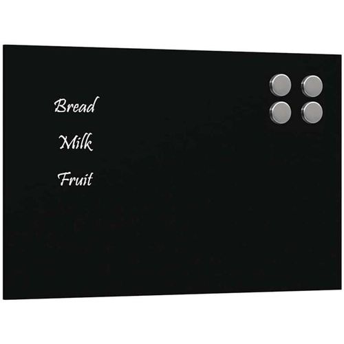 8721102612329 - Vidaxl - Magnettafel Wandmontage Schwarz 30x20 cm Hartglas