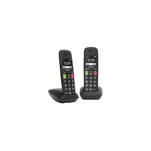 4250366856063 - E290 Duo - Schnurlostelefon mit Rufnummernanzeige - ECO DECTGAP - Schwarz + zusätzliches Handset (L36852-H2901-B101) 4250366856063 - E290 Duo - Schnurlostelefon mit Rufnummernanzeige - ECO DECTGAP - Schwarz + zusätzliches Handset (L36852-H2901-B101)