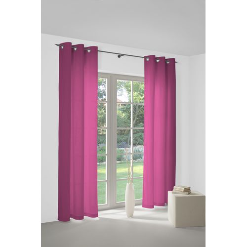 4004567143435 - Vorhang WIRTH Dim out Gr 3 pink Gardinen 220cm Ösen 145cm Polyester B145cm H220cm