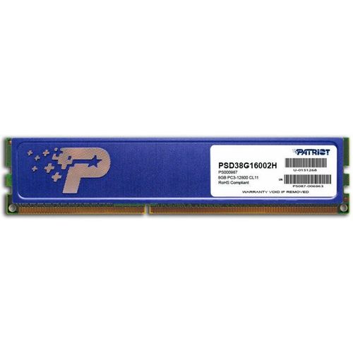 0815530013167 - PATRIOT D3 8GB 1600-11 Signature Line HS PAT (PSD38G16002H)