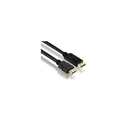 4260134120296 - PureInstall - Videokabel - DisplayPort   hdmi - hdmi (m) bis DisplayPort (m) - 20m - Dreifachisolierung - Schwarz (PI5100-020) (PI5100-020)