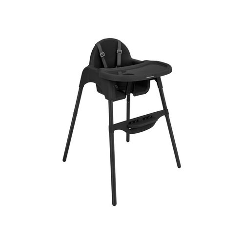 3800171210041 - Kikkaboo Hochstuhl 2 in 1 Jammy Kinderstuhl Fußstütze Gurt Bechervertiefung schwarz 3800171210041 - Kikkaboo Hochstuhl 2 in 1 Jammy Kinderstuhl Fußstütze Gurt Bechervertiefung schwarz