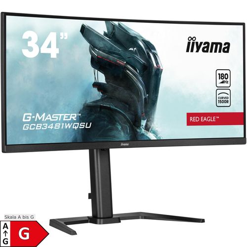 4948570124251 - 34 iiyama G-MASTER Red Eagle GCB3481WQSU-B1 - LED monitor - curved - 34 - HDR