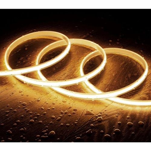 8445044135196 - Efectoled - LED-Streifen Dimmbar 220V cob Ohne Gleichrichter 320 LED m 720 lm m Breite 12mm IP65 Nach Maß Schnitt alle 50cm 2700K 5 m Warmweiß 8445044135196 - Efectoled - LED-Streifen Dimmbar 220V cob Ohne Gleichrichter 320 LED m 720 lm m Breite 12mm IP65 Nach Maß Schnitt alle 50cm 2700K 5 m Warmweiß