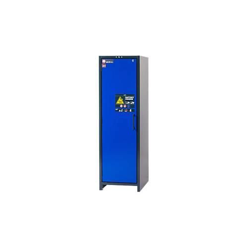 4054923239722 - Asecos Akku-Ladeschrank Typ 90 ION-CHARGE-90 5 Schließfächer B 599 x T 615 x H 1953 mm Anthrazitgrau Enzianblau 4054923239722 - Asecos Akku-Ladeschrank Typ 90 ION-CHARGE-90 5 Schließfächer B 599 x T 615 x H 1953 mm Anthrazitgrau Enzianblau