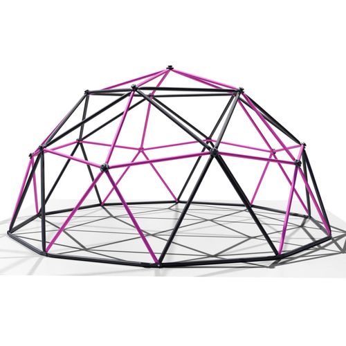 4054748016393 - Klettergerüst 305x305x155cm DomeClimber Kinder Kletterkuppel Geodome 10FT - anthrazit pink 4054748016393 - Klettergerüst 305x305x155cm DomeClimber Kinder Kletterkuppel Geodome 10FT - anthrazit pink