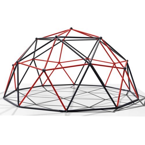 4054748016409 - Klettergerüst 305x305x155cm DomeClimber Kinder Kletterkuppel Geodome 10FT - anthrazit rot 4054748016409 - Klettergerüst 305x305x155cm DomeClimber Kinder Kletterkuppel Geodome 10FT - anthrazit rot