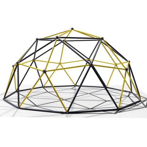 4054748016539 - Klettergerüst 360x360x180cm DomeClimber Kinder Kletterkuppel Geodome 12FT - anthrazit gelb 4054748016539 - Klettergerüst 360x360x180cm DomeClimber Kinder Kletterkuppel Geodome 12FT - anthrazit gelb
