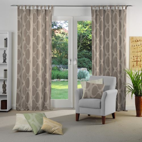 4004567055059 - Vorhang WIRTH Lahstedt Gr 1 braun B135cm H145cm Jacquard Polyacryl Polyester Gardinen