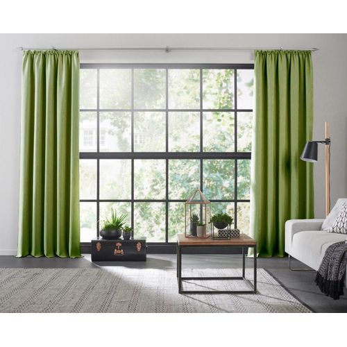4004567120399 - Vorhang WIRTH Dim out Gardinen Gr 150 cm Kräuselband 145 cm grün Kräuselband Gardine