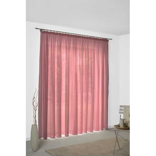 4004567320911 - Vorhang WIRTH Sunday Gr 3 rot Gardinen 225cm Multifunktionsband 142cm Baumwolle Polyester B142cm H225cm