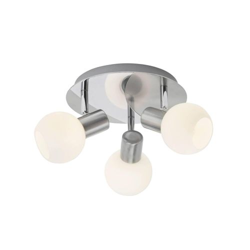 4004353164408 - Lampe Tiara Spotrondell 3flg eisen weiß 3x D45 E14 40W geeignet für Tropfenlampen (nicht enthalten) Köpfe schwenkbar - weiß - Brilliant 4004353164408 - Lampe Tiara Spotrondell 3flg eisen weiß 3x D45 E14 40W geeignet für Tropfenlampen (nicht enthalten) Köpfe schwenkbar - weiß - Brilliant