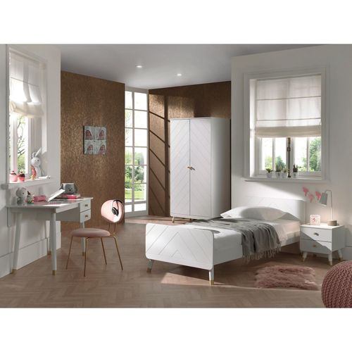 5420070238021 - BILLY Jugendzimmer Set 4-tlg best aus Bett 90 x 200 cm Nachtkonsole Kleiderschrank 2-trg und Schreibtisch 5420070238021 - BILLY Jugendzimmer Set 4-tlg best aus Bett 90 x 200 cm Nachtkonsole Kleiderschrank 2-trg und Schreibtisch