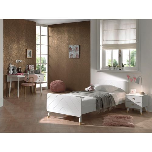 5420070238045 - BILLY Jugendzimmer Set 3-tlg best aus Bett 90 x 200 cm Nachtkonsole und Schreibtisch