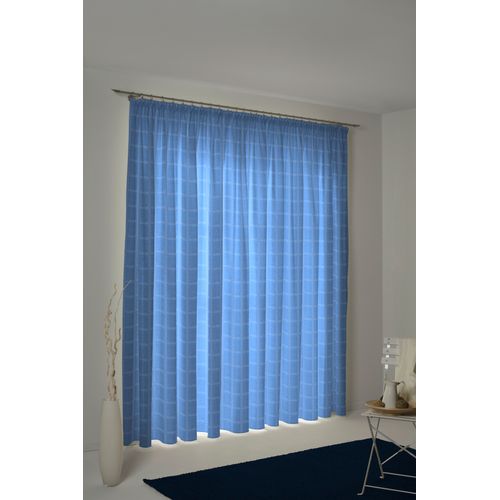 4004567118334 - Vorhang WIRTH Toco-Karo Gardinen Gr 145 cm Kräuselband 132 cm blau Kräuselband Gardine 4004567118334 - Vorhang WIRTH Toco-Karo Gardinen Gr 145 cm Kräuselband 132 cm blau Kräuselband Gardine