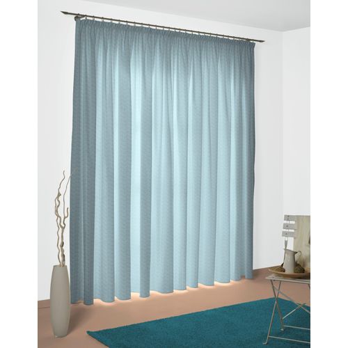 4004567298876 - Vorhang WIRTH Torbole Gardinen Gr 145 cm Multifunktionsband 132 cm blau Esszimmergardinen