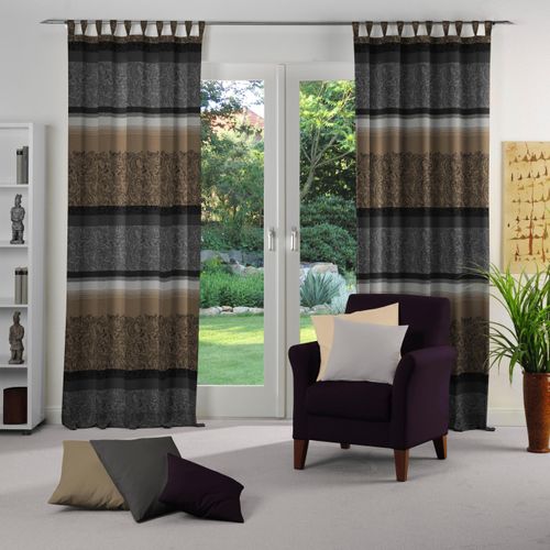 4004567223496 - Vorhang WIRTH Maribor Gr 2 grau Gardinen 175cm Schlaufen 132cm Baumwolle Polyester B132cm H175cm