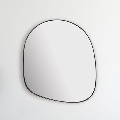 4251757722646 - Finebuy - Design Wandspiegel organische Form 53x60cm moderner unregelmäßiger rahmenloser Spiegel asymmetrisch schwarz Badezimmer Schlafzimmer 4251757722646 - Finebuy - Design Wandspiegel organische Form 53x60cm moderner unregelmäßiger rahmenloser Spiegel asymmetrisch schwarz Badezimmer Schlafzimmer