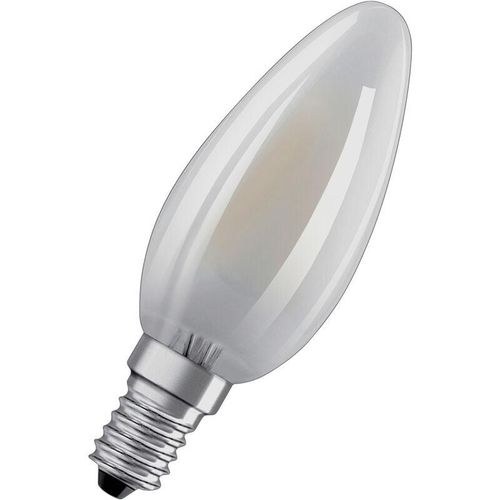 4058075436466 - Filament led Lampe mit E14 Sockel Kaltweiss (4000K) Kerzenform 25W Ersatz für 25W-Glühbirne matt led Retrofit classic b - Weiß - Osram