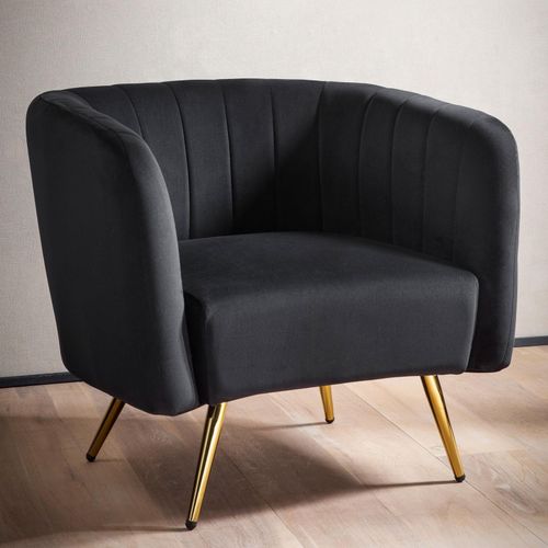 4251757723742 - Loungesessel Clubsessel Samt Metall Schwarz Cocktailsessel Schalenstuhl 4251757723742 - Loungesessel Clubsessel Samt Metall Schwarz Cocktailsessel Schalenstuhl