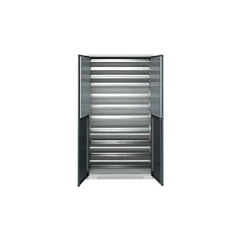 4051273792839 - Genius Magazinschrank FS 5 OH abschließbar 10 Fachböden 2 Lochrasterplatten bis 450 kg B 1055 x T 520 x H 1950 mm lichtgrau anthrazitgrau 4051273792839 - Genius Magazinschrank FS 5 OH abschließbar 10 Fachböden 2 Lochrasterplatten bis 450 kg B 1055 x T 520 x H 1950 mm lichtgrau anthrazitgrau