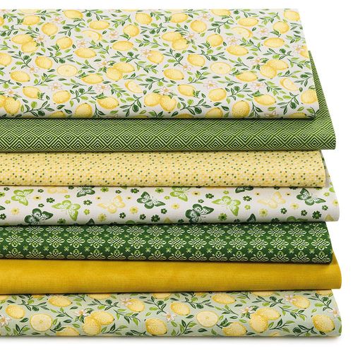4058896372554 - Patchwork- und Quiltpaket Lemon grün-color 4058896372554 - Patchwork- und Quiltpaket Lemon grün-color