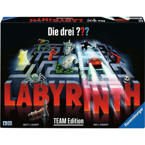 4005556226856 - Kobbert Max J Ravensburger 22685 - Die drei ??? Labyrinth - Team Edition - Die kooperative Variante des Spieleklassikers für 2 - 4 Personen ab 8 Jahren mit Justus Jonas Peter Shaw und Bob Andrews