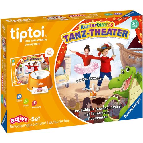 4005556001224 - Kneisel Janet Ravensburger tiptoi® Spiel 00122 ACTIVE Set Kunterbuntes Tanz-Theater Bewegungsspiel ab 3 Jahren