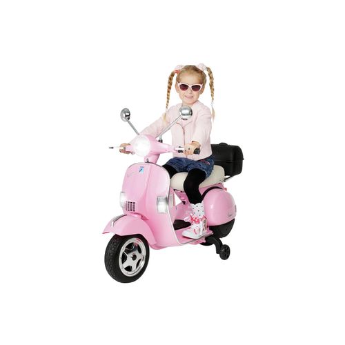 4056551065292 - Kinder-Elektroroller Vespa lizenziert EVA-Reifen LED-Scheinwerfer Koffer Soundmodul Stützräder (Pink) 4056551065292 - Kinder-Elektroroller Vespa lizenziert EVA-Reifen LED-Scheinwerfer Koffer Soundmodul Stützräder (Pink)