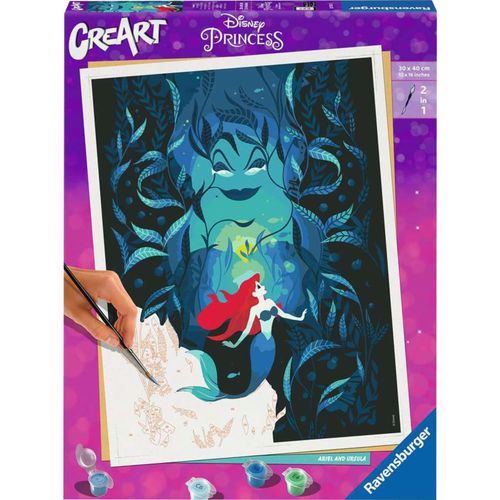 4005556237326 - Malen nach Zahlen RAVENSBURGER CreArt Ariel and Ursula bunt Malvorlagen KinderB30cm H40cm Made in Europe B30cm H40cm 4005556237326 - Malen nach Zahlen RAVENSBURGER CreArt Ariel and Ursula bunt Malvorlagen KinderB30cm H40cm Made in Europe B30cm H40cm