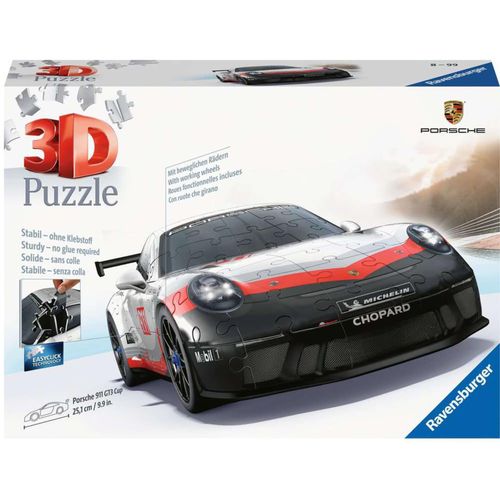 4005556115570 - Ravensburger 3D Puzzle 11557 - Porsche 911 GT3 Cup - Die berühmte Fahrzeug und Sportwagen Ikone als 3D Puzzle Auto 4005556115570 - Ravensburger 3D Puzzle 11557 - Porsche 911 GT3 Cup - Die berühmte Fahrzeug und Sportwagen Ikone als 3D Puzzle Auto