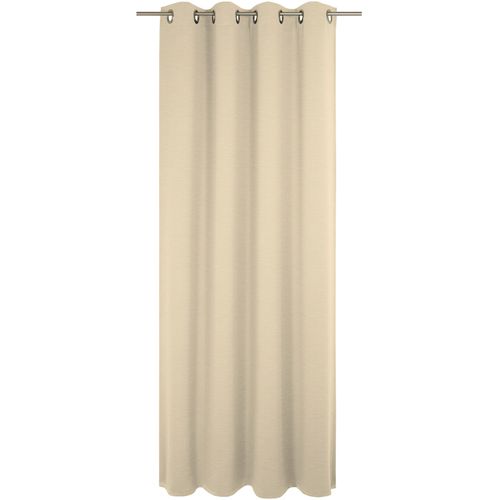 4004567374860 - Vorhang WIRTH Trondheim B Gardinen Gr 385 cm Ösen 132 cm beige (natur) Ösen nach Maß